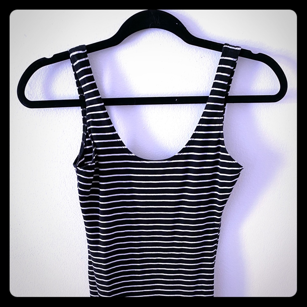 AKIRA cotton stripped dress M